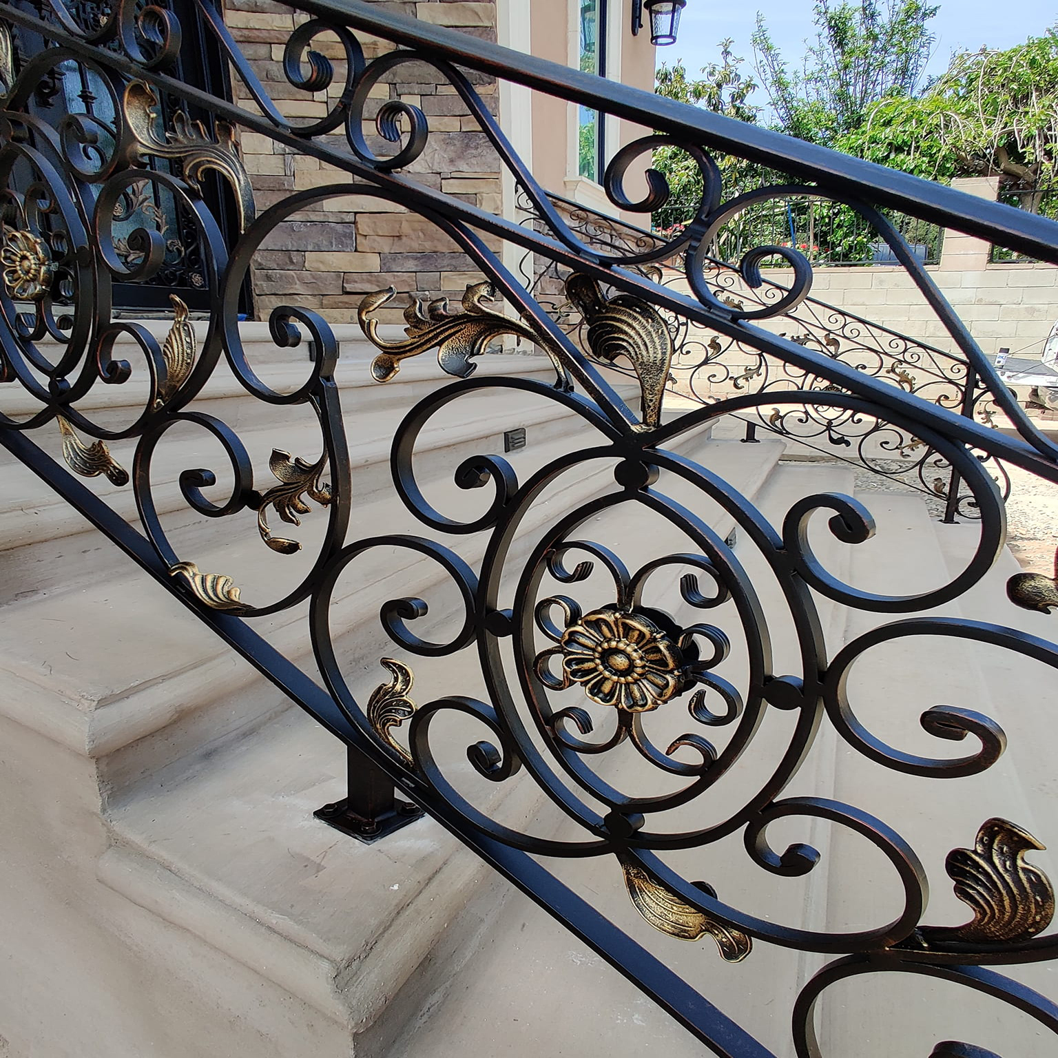 Custom Wrought Iron Railings